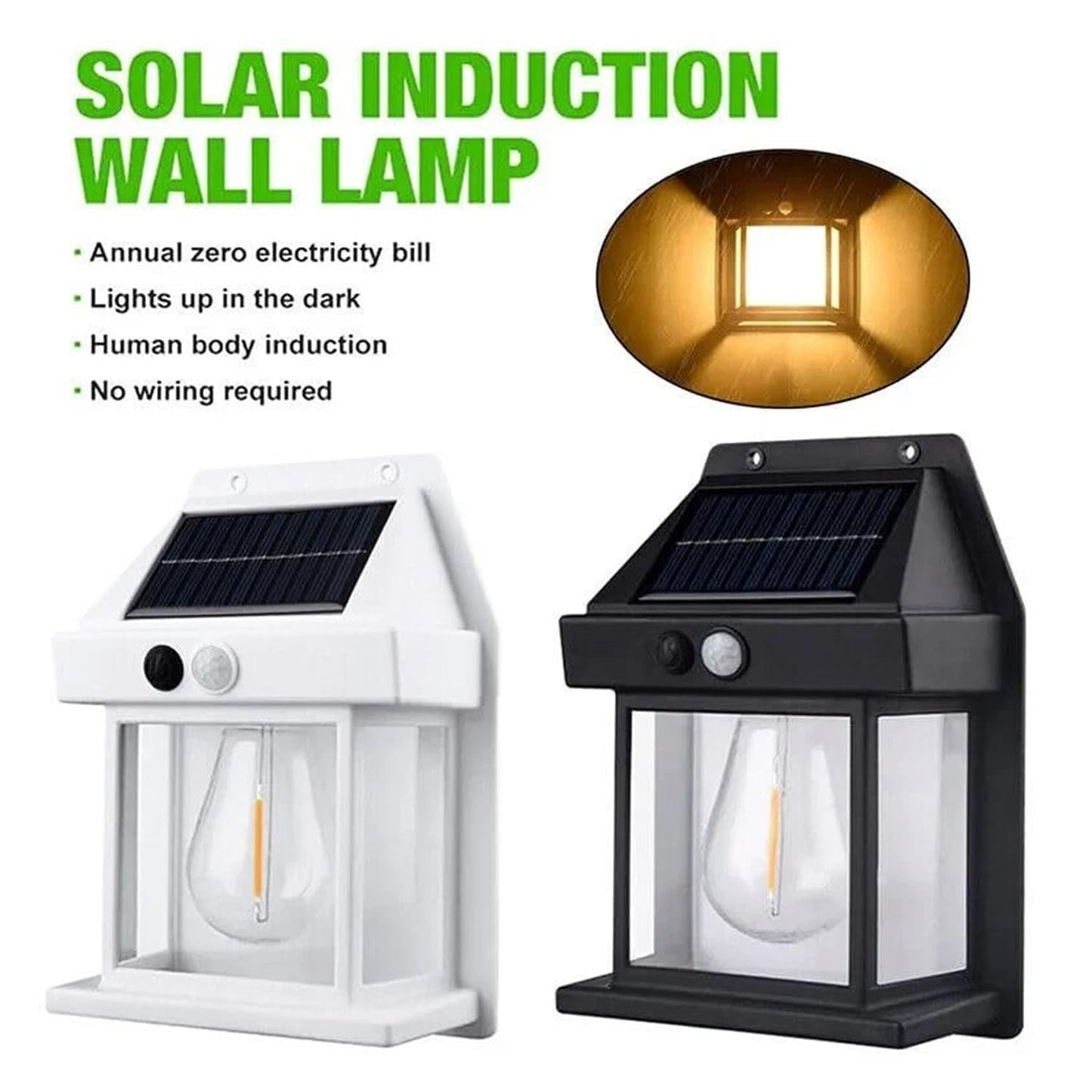 Solar Wall Bulb Light