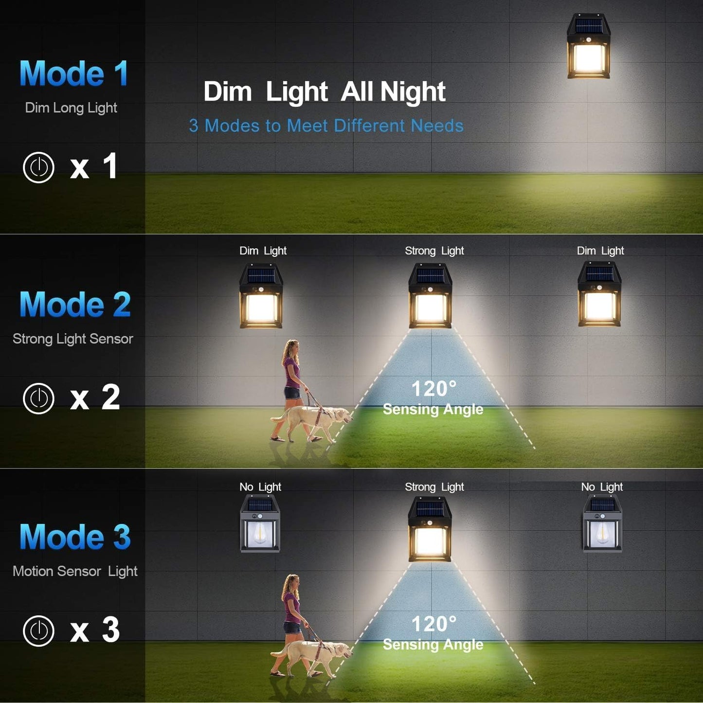 Solar Wall Bulb Light