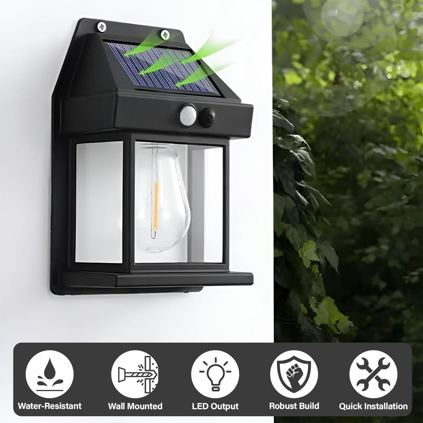 Solar Wall Bulb Light