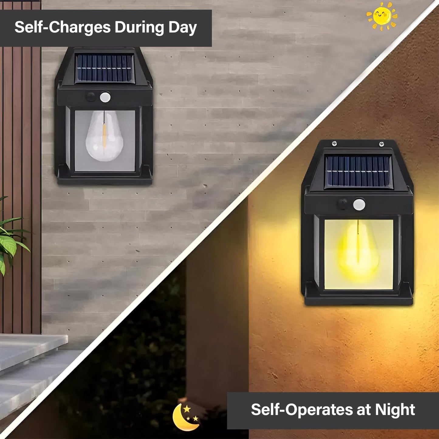 Solar Wall Bulb Light
